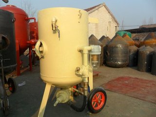 雙倉連續式噴砂罐